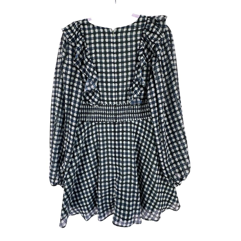 Anthropologie butch plaid green jumper dress pockets lined chic versatile M - Picture 3 of 10